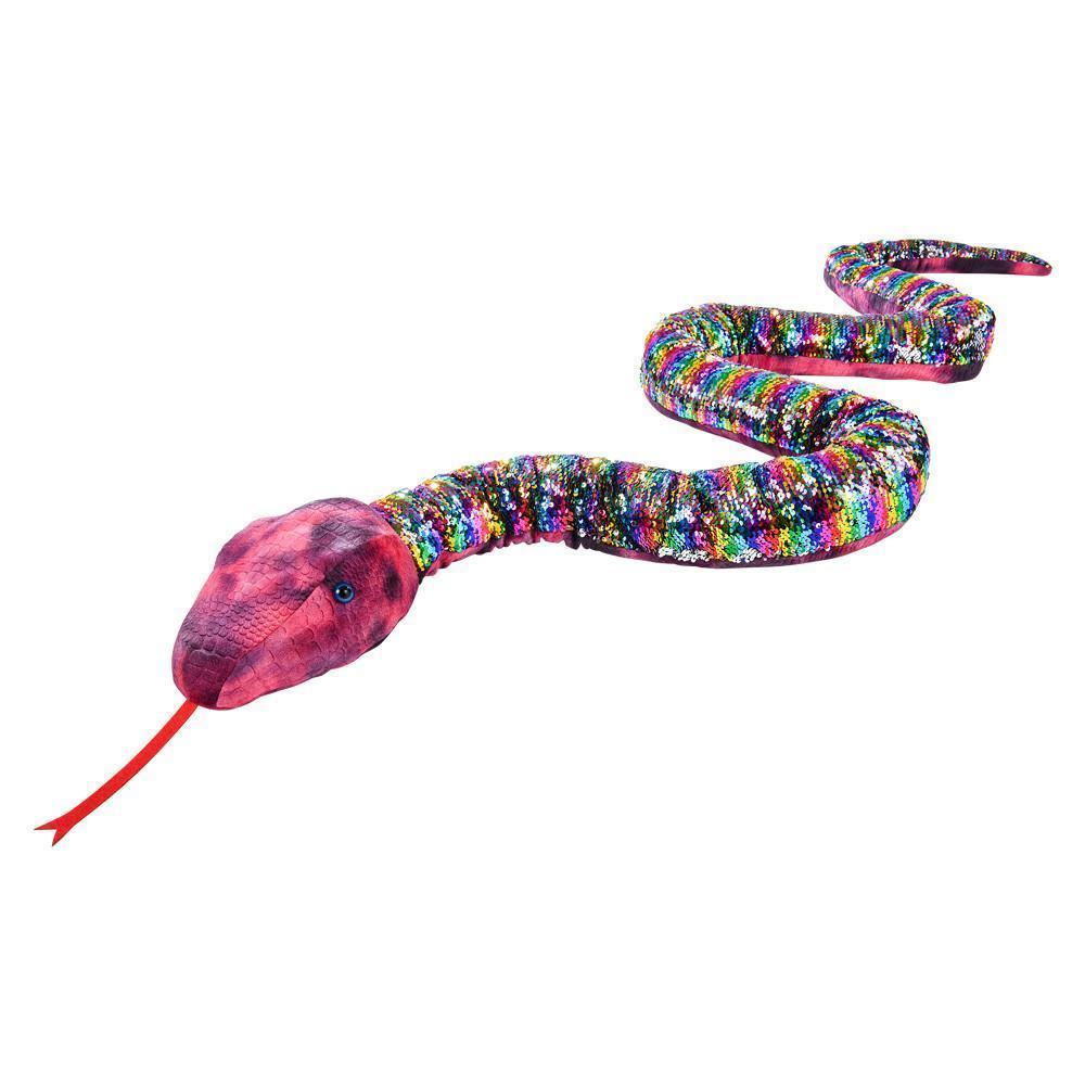 Giant Rainbow Sequin Snake