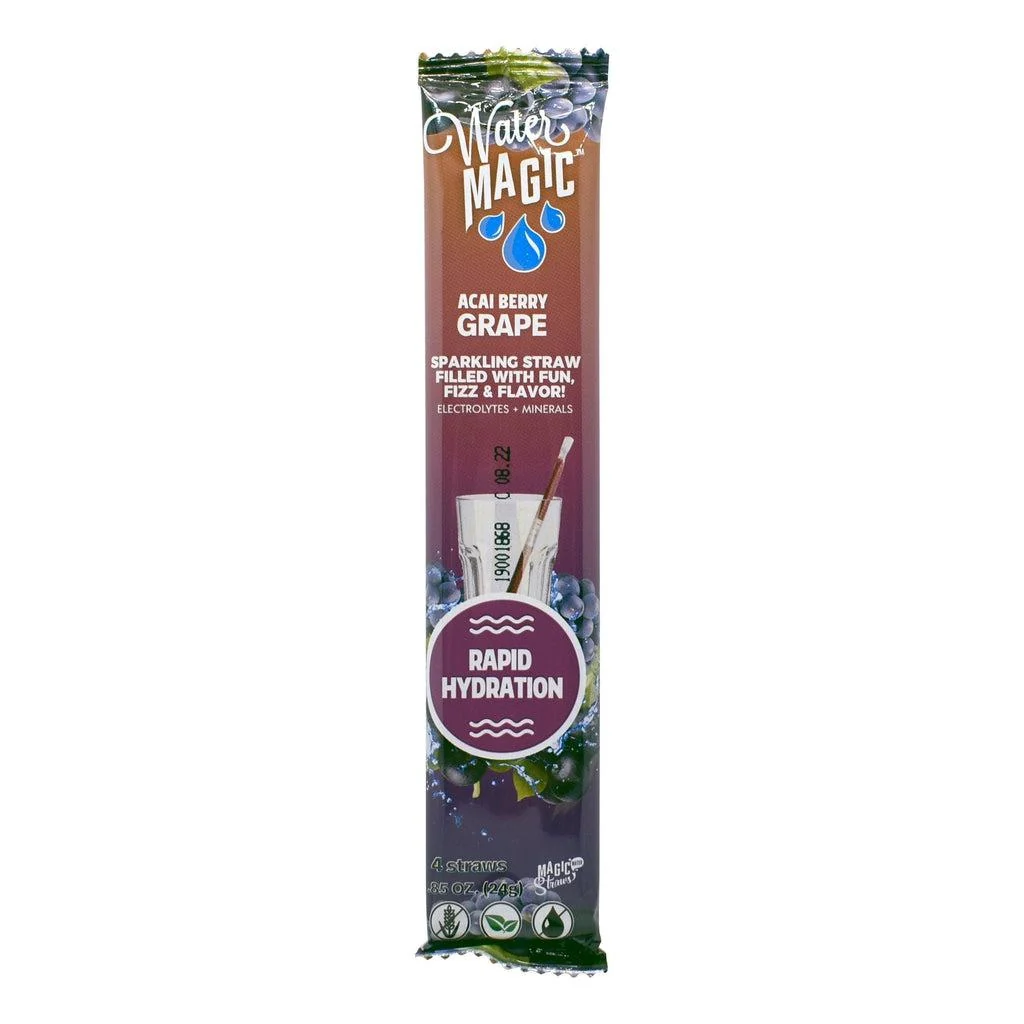 Berry Grape Water Straws