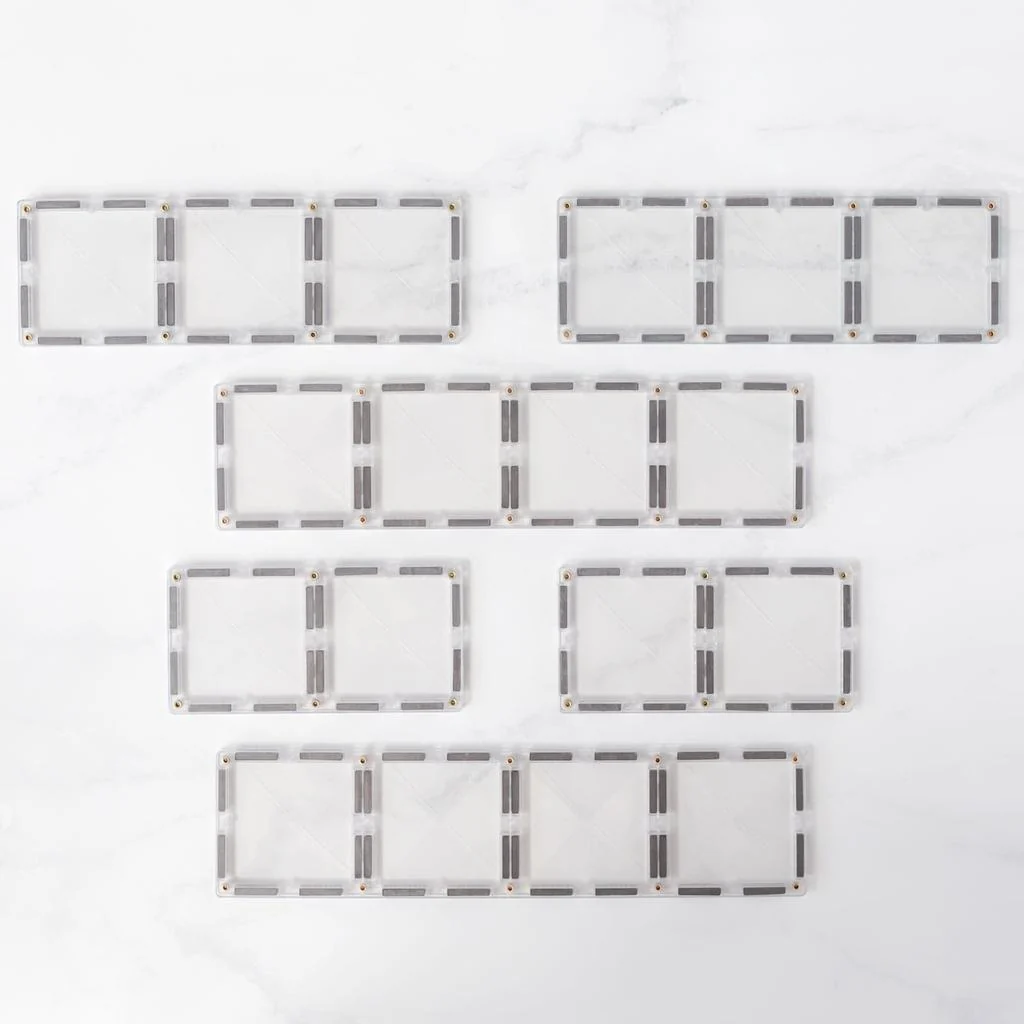 Clear Rectangle Pack 12 pc - Image 2