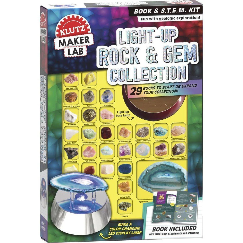 Maker Lab - Light Up Rocks & Gems Collection