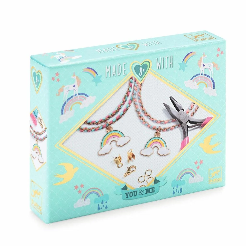 Rainbow Kumihimo Beads & Jewelry