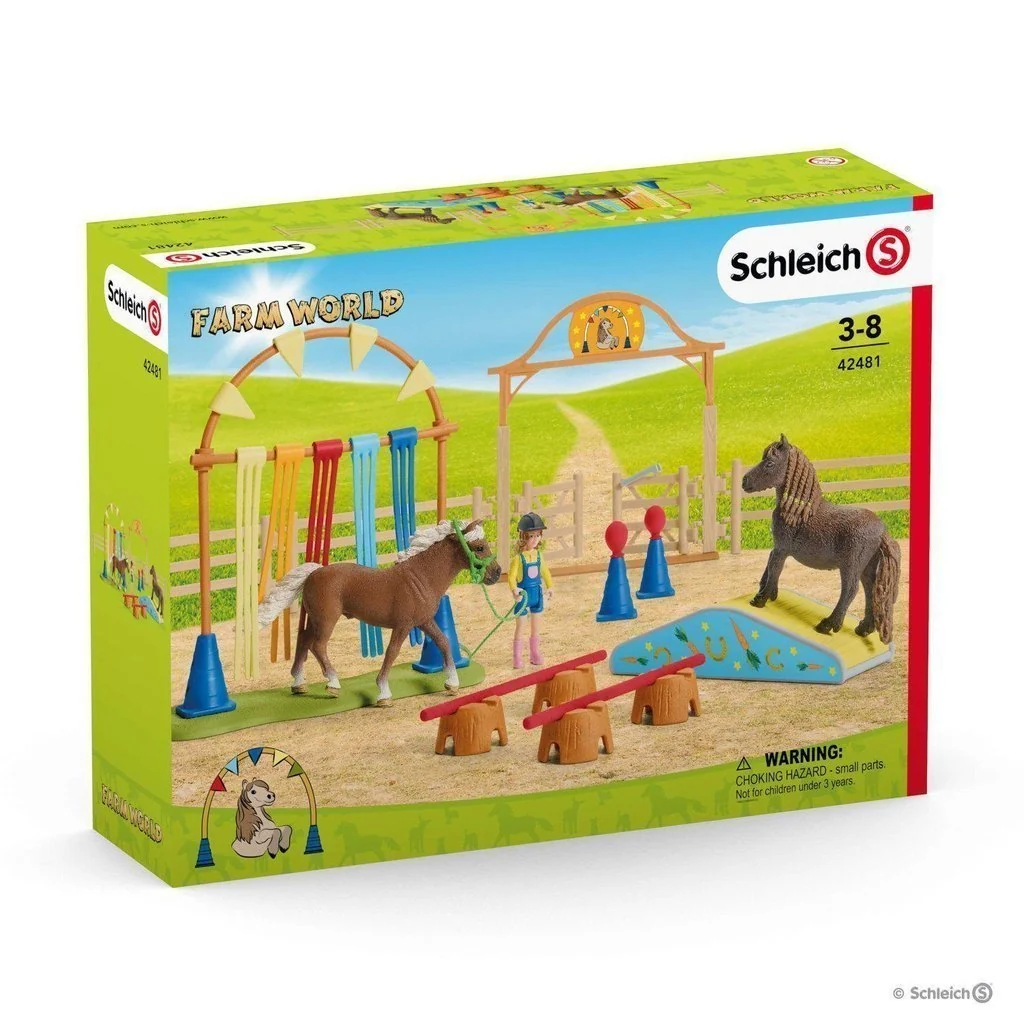 Schleich Pony Agility Training