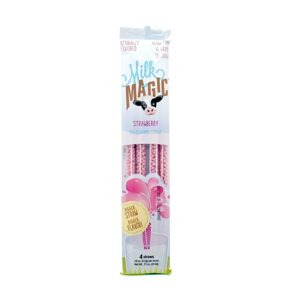 Strawberry Milk Straws