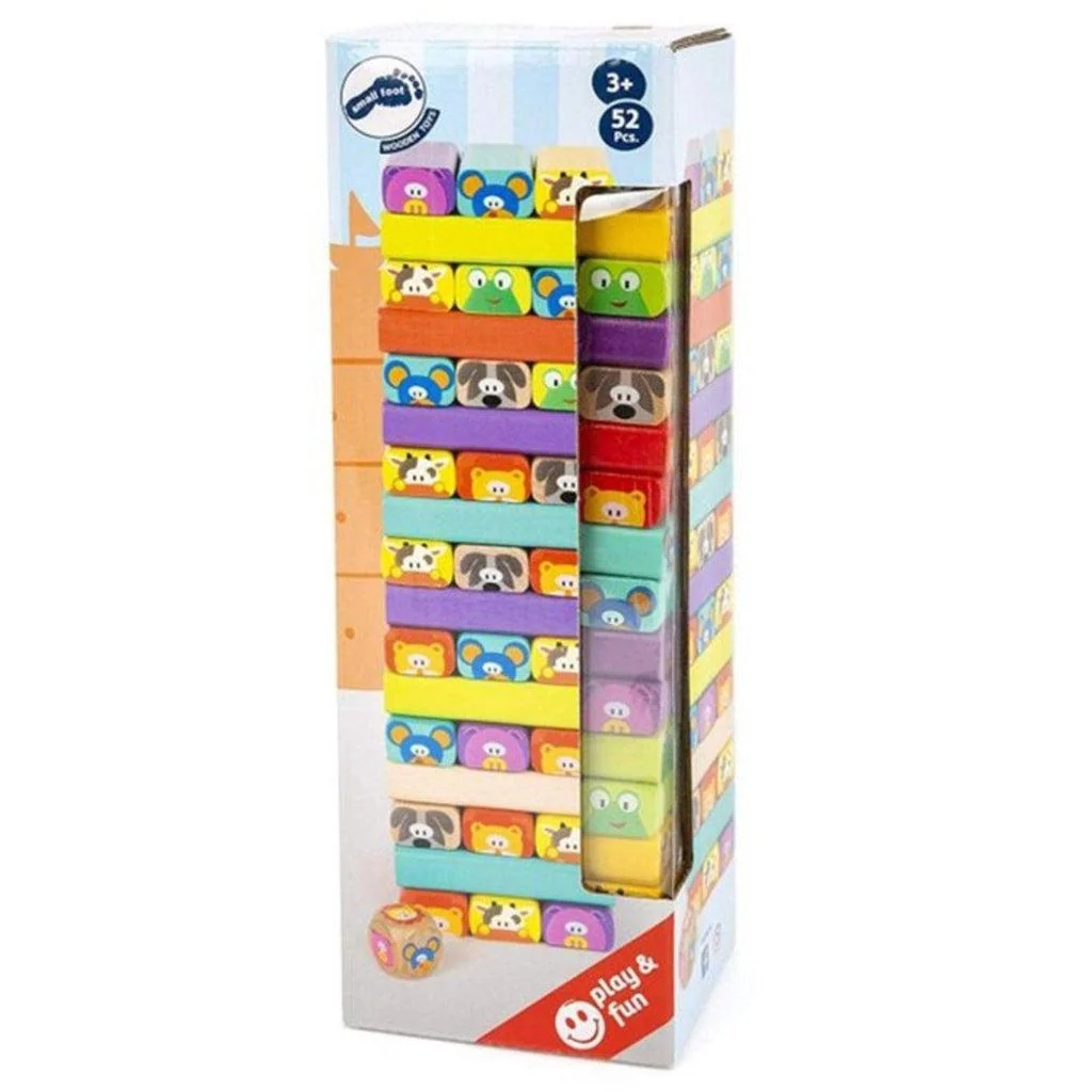 Wobbling Tower Animal Game